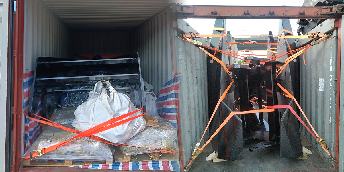 Andy Marine voltooit opnieuw het laden en verzenden van complexe scheepsbenodigdheden